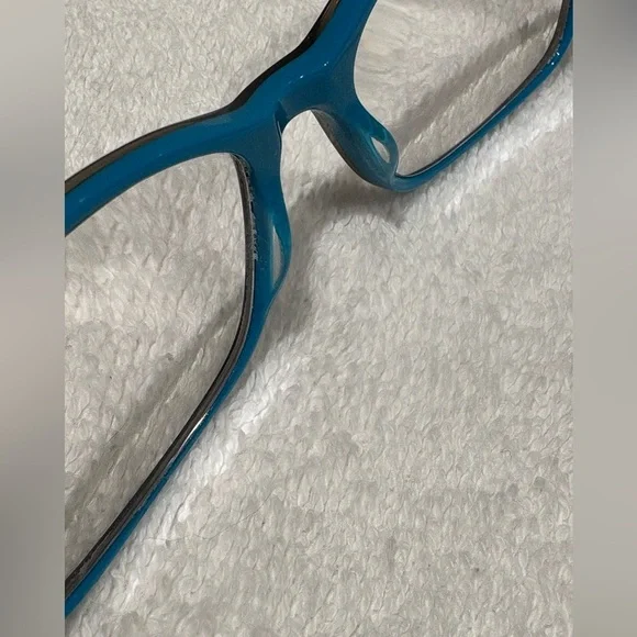 Karen Kane Thornmint Eyeglasses Frames Navy Teal Two-Tone - Picture 9 of 13